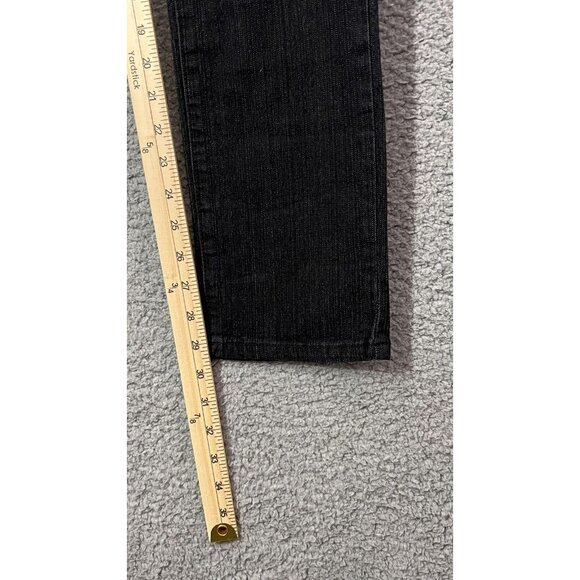 VEGA Mid Rise Skinny Leg Women's Jeans size 9/10 Black, - Picture 6 of 11